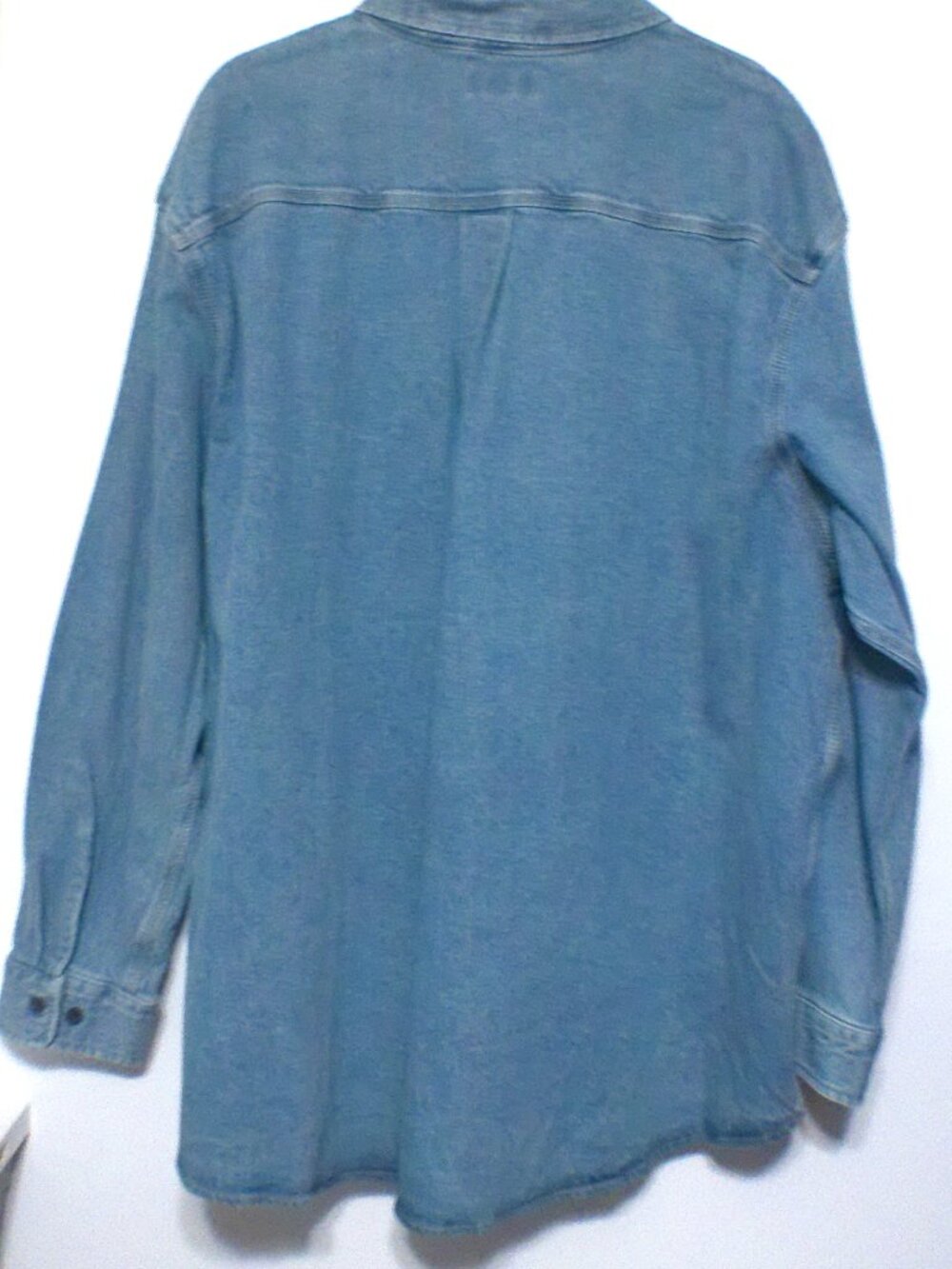 Free Assembly Denim Button Front Shirt NWT Men's 3XL - Picture 6 of 6
